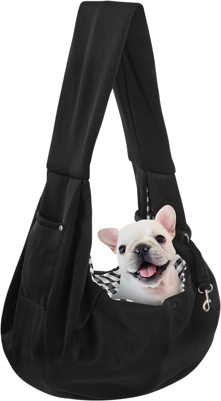 Puppy Essentials Cat Sling Dog Carrier Sling Adjustable Hand Free