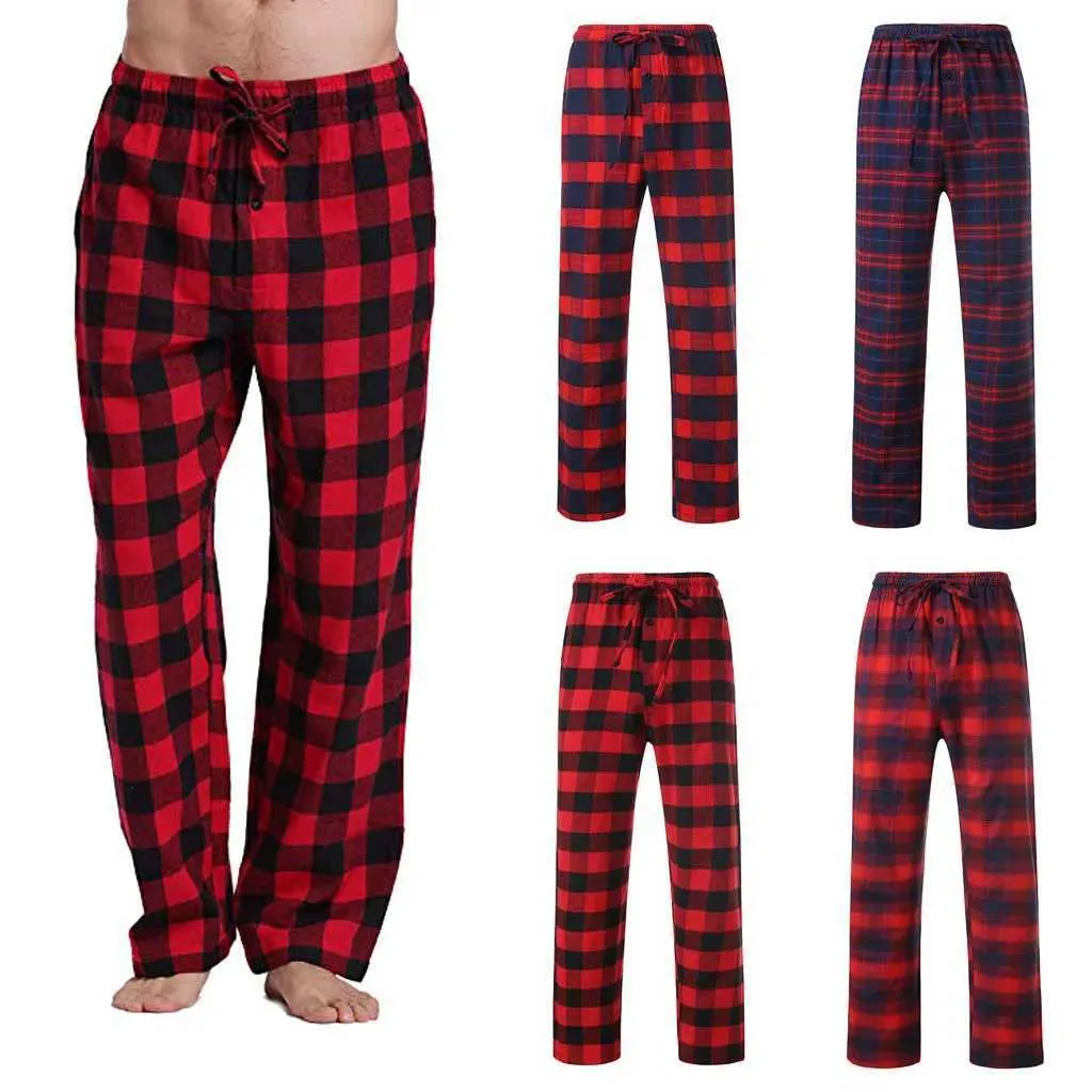 Męskie spodnie męskie menu swobodne spodnie biznesowe do rodziny noszenia bawełniane ultra miękkie męskie jogging i spodnie sportowe Flanel Plain Pajamas Pencil Pants Redl2403