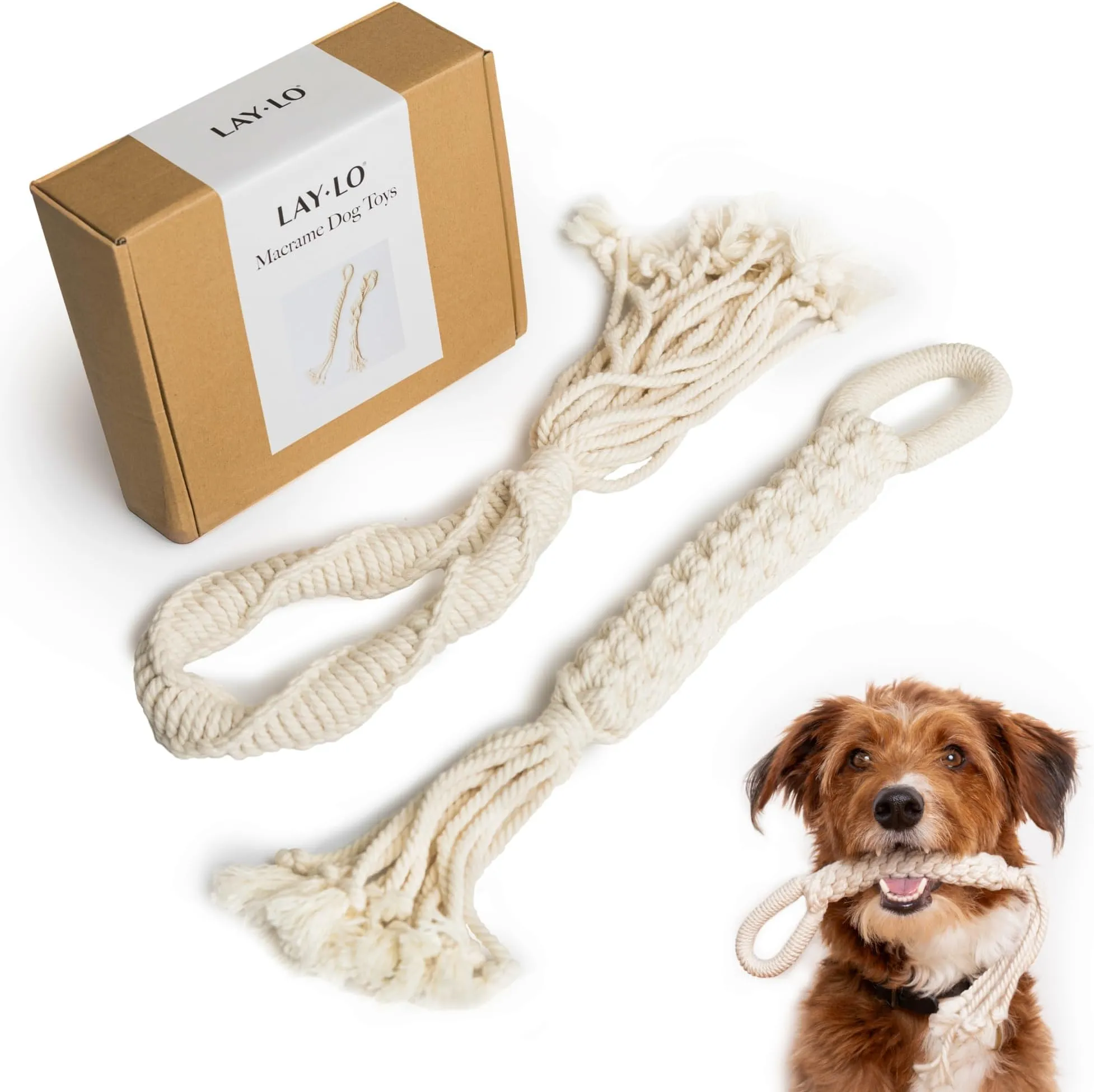 Natural Non-Toxic Cotton Rope Dog Toys for Small and Medium Dogs 2-Pack  with Handle and Live Trainer Support from Dhgate Dog Rope&Tug Toys - price  15.6