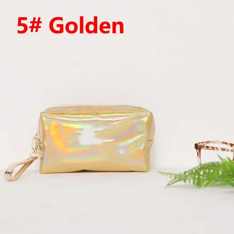 Makeup bags cosmetic bag letter Hologram Laser Cosmetic bag MakeUp bags Large capacity Storage waterproof wash tolitery bag