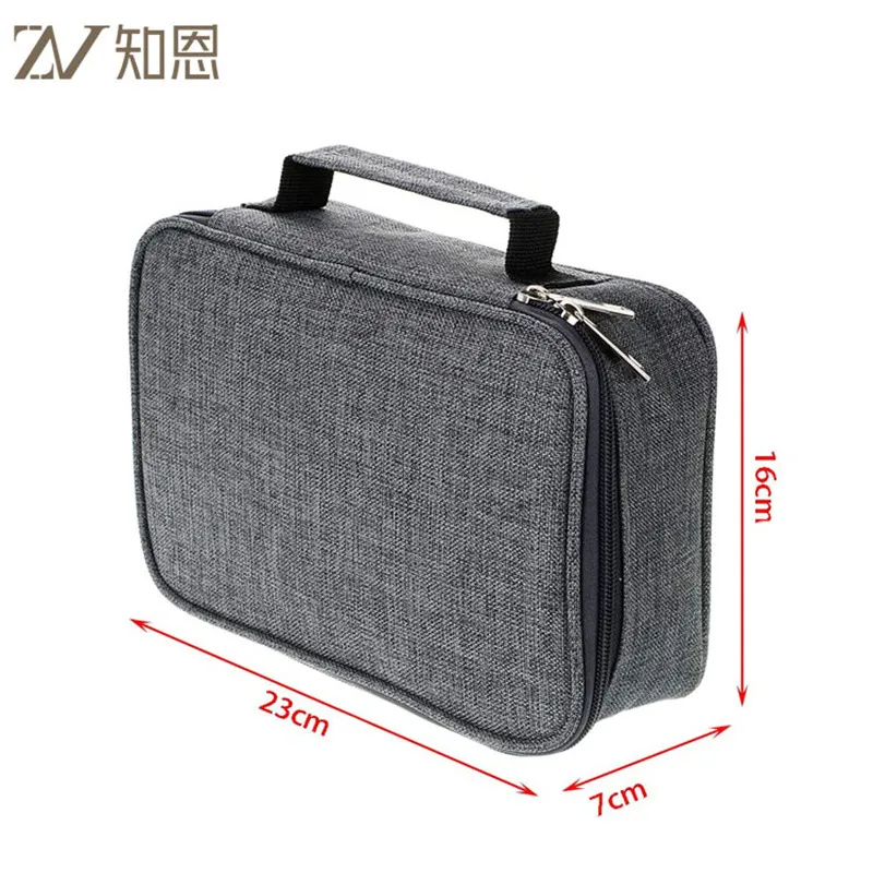 Niche Portable Student Large-capacity Pencil Bag, Brush Bag, Color Pen Sketch Pencil Bag, Can Add Logo