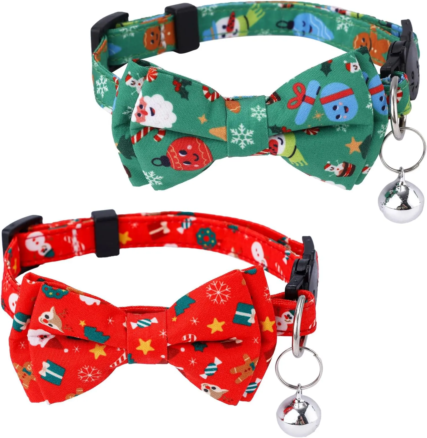 2 Paquets De Boutons De Noël Jesse James Co. - Rouge Et Vert, 3 Oz Par Paquet - Pour Couture Et Déco