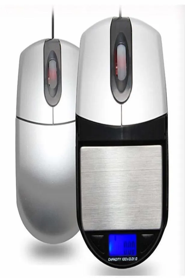 Slingifts 100G 001G Skala kuchenna USB komputerowy optyczny myszy Ukryta cyfrowa skala kieszonkowa Dokładna skala biżuterii Statek Y20033809674