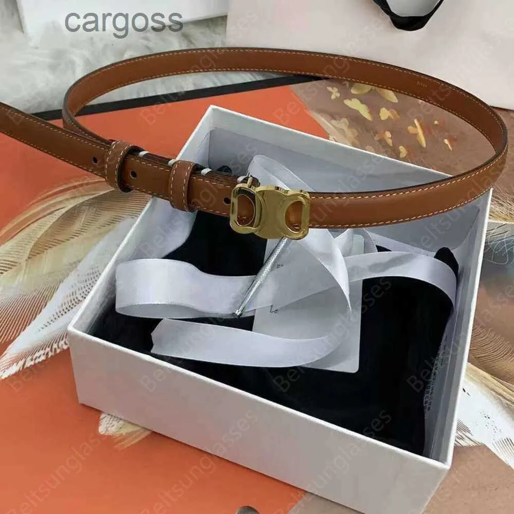 Designer Belt Genuine Leather on Sale Ceinture Luxe Women Luxury Belts Formal Shiny Golden Silver Buckle Width 2.5cm 1.8cm ZGXK