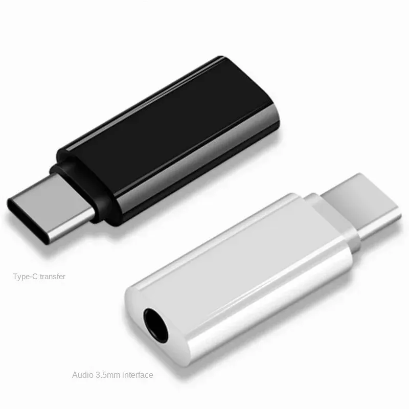 2st Type-C till 3,5 mm Jack Converter Earphone Audio Adapter Kabel Typ USB C till 3,5 mm hörlurar Aux-kabel för Huawei P20