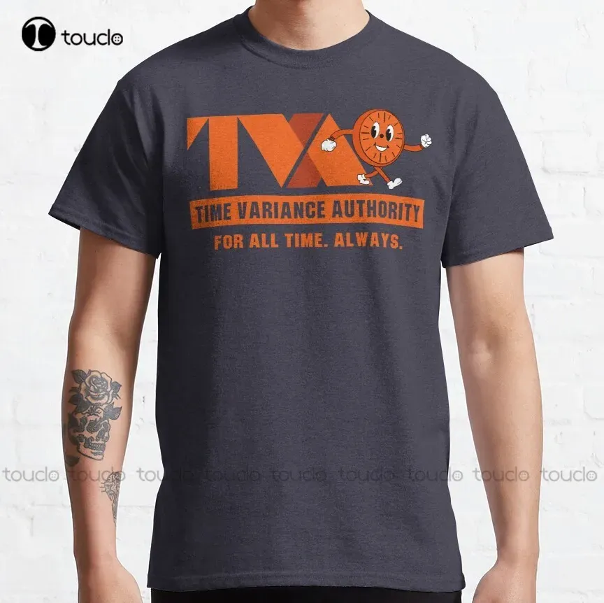 TシャツTVAタイム分散局ミス分バリアントすべてのミス分類TVAバリアントクラシックTシャツジムシャツを男性用