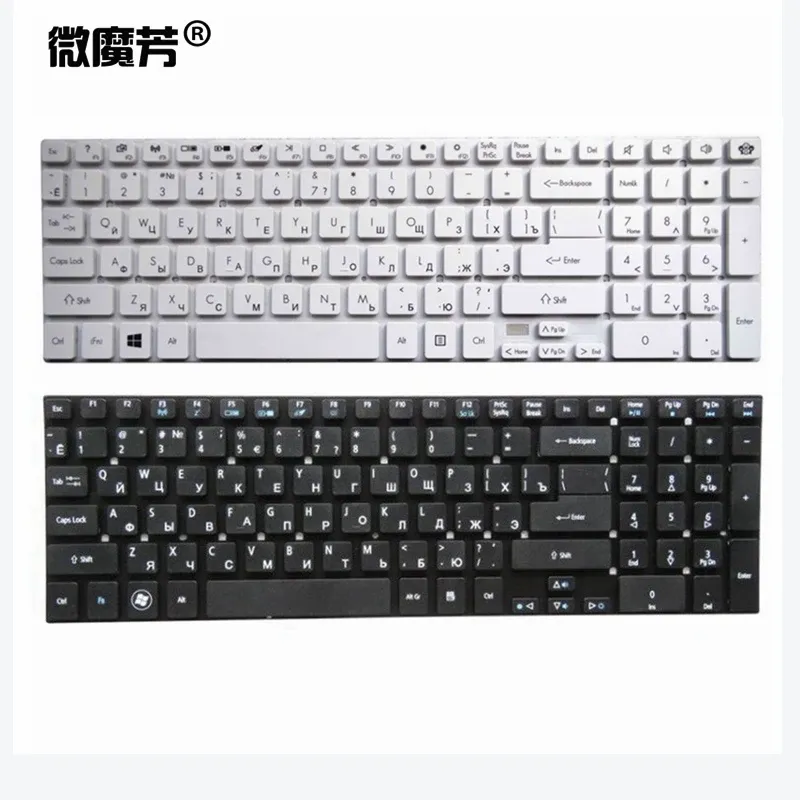 Teclados para laptop russo -teclado para Acer para aspire v3571g v3571 v3551 v3551g v3731 v3771 v3771g v3731g mp10k33su6981 ru