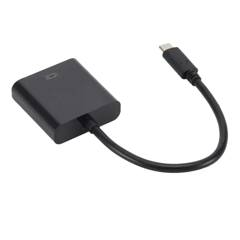 Typ C do żeńskiego kabla adaptera VGA USBC USB 3.1 do adaptera VGA dla MacBooka 12 -calowe Chromebook Pixel Lumia 950xl Hot Sales