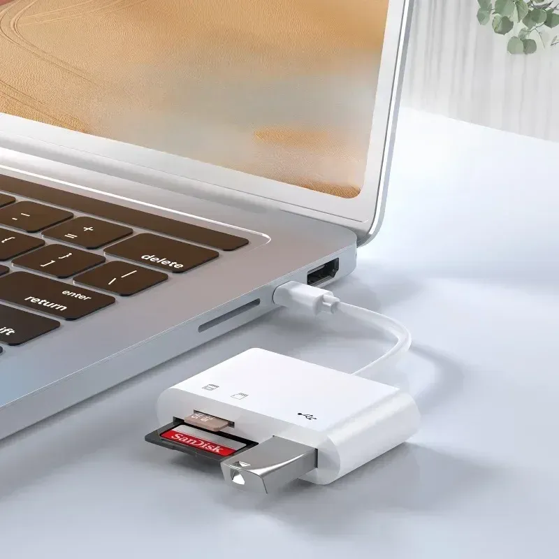 Micro USB Typ C Adapter USB TF SD-Kartenleser USB-C-Speicherkartenadapter für MacBook Samsung Huawei Xiaomi Laptop Phone