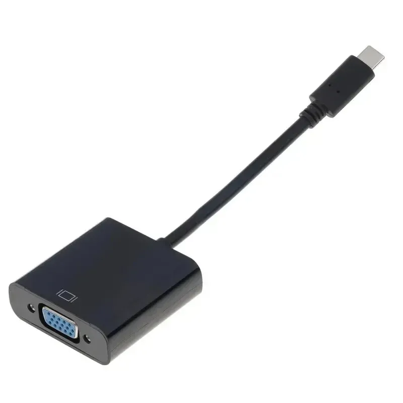 Typ C do żeńskiego kabla adaptera VGA USBC USB 3.1 do adaptera VGA dla MacBooka 12 -calowe Chromebook Pixel Lumia 950xl Hot Sales