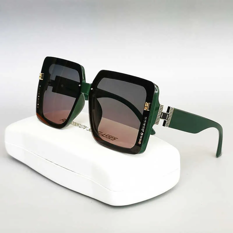 Okulary przeciwsłoneczne projektantów 2024 Nowe okulary przeciwsłoneczne Mężczyźni i kobiety tiktok czerwone okulary przeciwsłoneczne