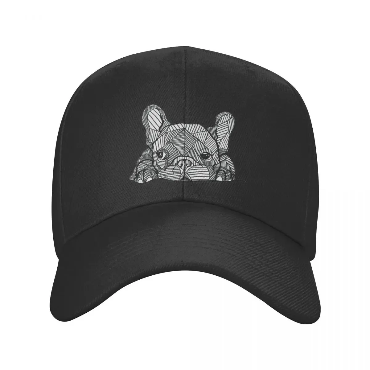 Softball Classic French Bulldog Baseball Cap Men Kvinnor Justerbar unisex Frenchie Dog Dad Hat Outdoor Snapback Caps Trucker Hats