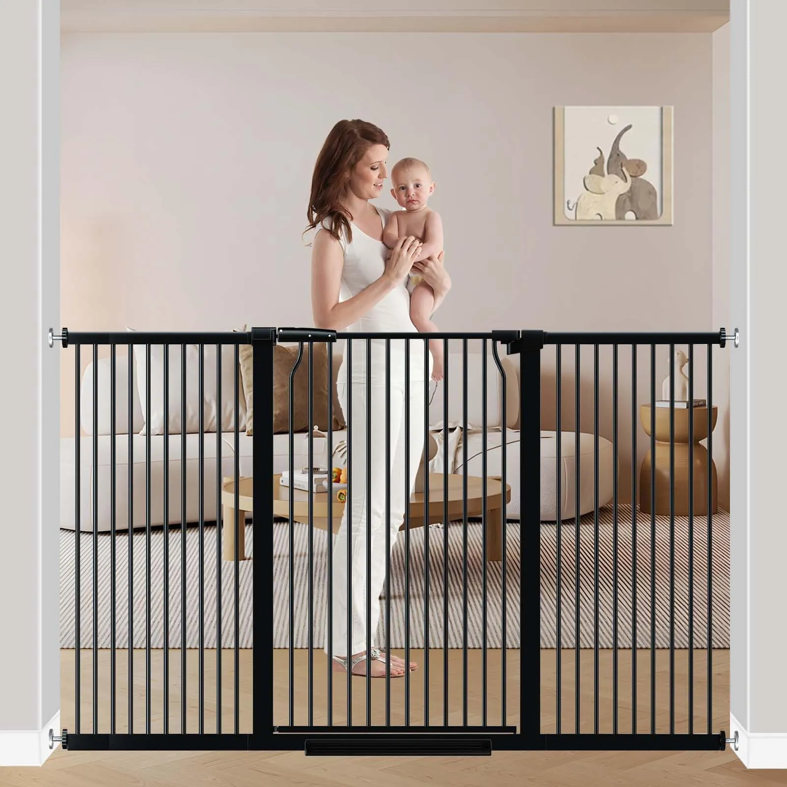 Safety Gate With Pet Gates For Wide Openings Child Best Safety
