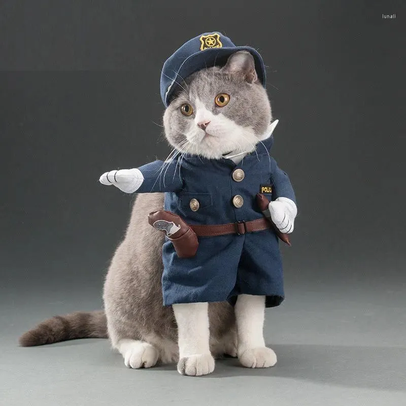 猫の衣装面白い服海賊スーツコルセアハロウィーンドレスアップパーティーコスチュームコスプレドッグハットアクセサリー