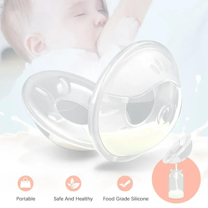 Coletor de leite materno de leite materno alimentação de leite materno coletor de leite anti -peito de leite reutilizável bpafree proteger mamilos doloridos