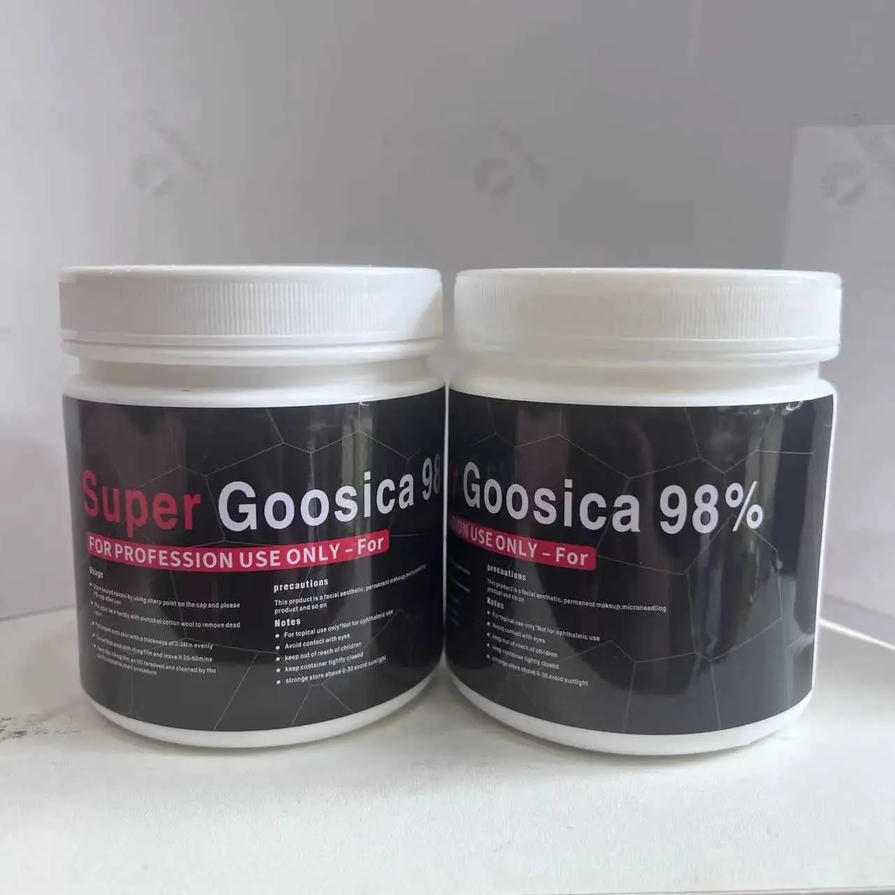 Tattoo Transfer NEW 98% Super Goosica Tattoo Cream 500g Before Permanent Makeup Microneedle Eyebrow Lips Auxiliary Cream Tattoo Removal 240427