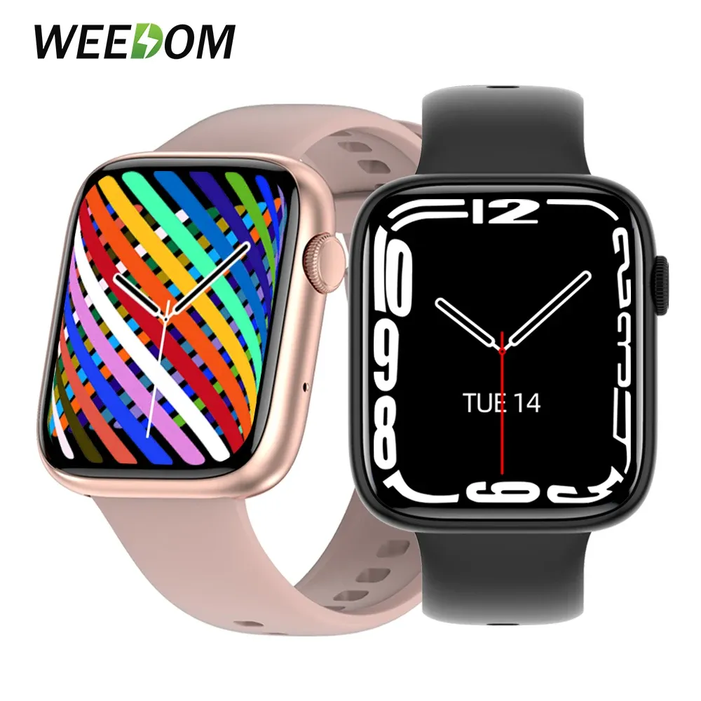 Regardez Weedom 2022 Nouveau Bluetooth Call de 1,9 pouce Smart Watch Women Heart Rate Fitness Tracker Smartwatch Sport Wristwatch pour Android iOS