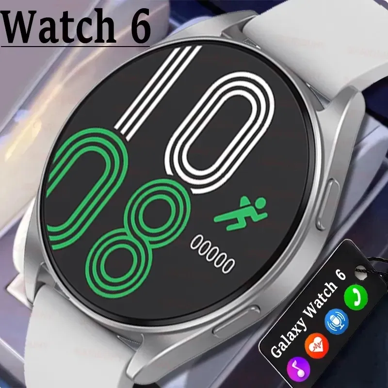 Relojes 2024 Nuevo Smartwatch 6 Pro Women Full Touch Hemoen Voice Asistente de voz Bluetooth Call Fitness Smart Watch Men for Android iOS