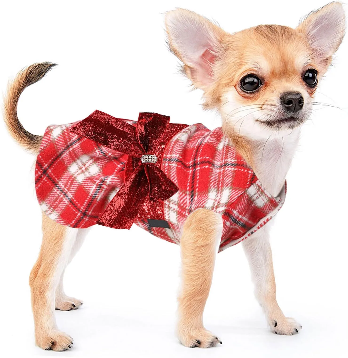 Adorable Dog Clothes: Cozy Winter Pet Sweater Dress For Extra