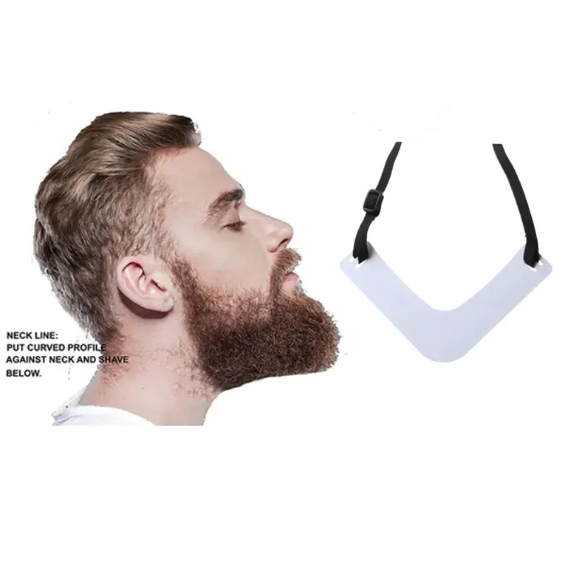 1pc guia de decote de barba na barba O decote do decote melhor modelo de modelagem de barba Tool TRIMM