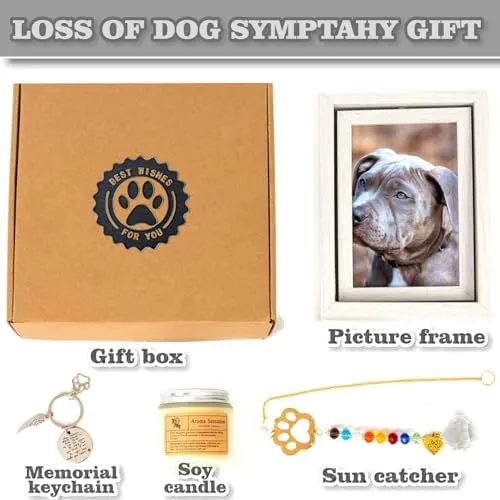 In Memory Of Dog Sympathy Keychain - Stainless Steel Pet Loss Gift For Bereavement - View #7