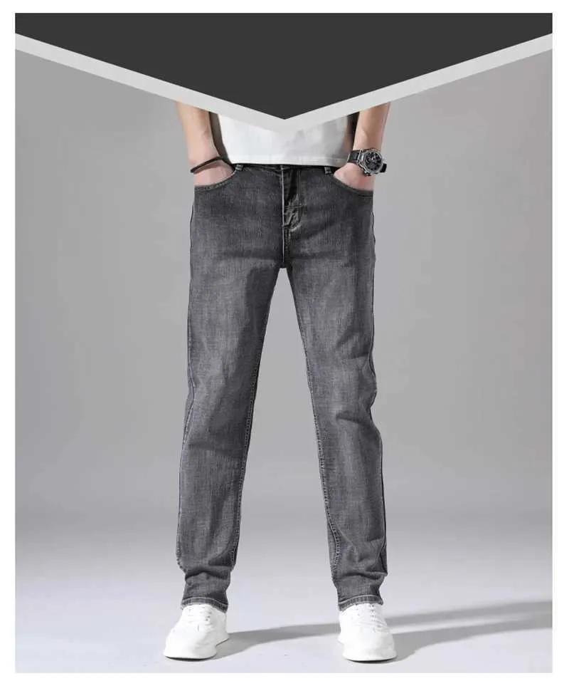 DHgate.com:Men's Jeans 2024 Cotton Elastic Business