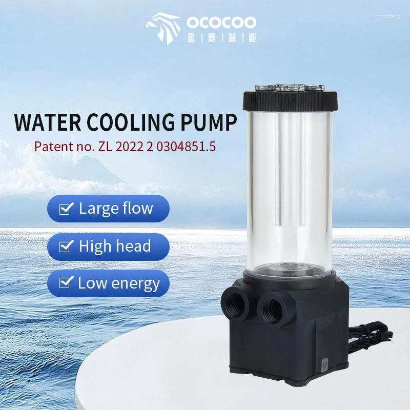 Computerkühlungen OCOCOO -Pumpe DC12V Fluss 1500L/H G1/2 Gewinde PWM Radiador Laptop Kühler CPU -Wasserkühlsysteme PC -Zubehör DIY D700