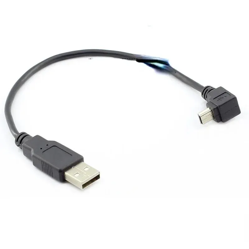 Mini Mini-USB-Datenkabel Ellbogen 90 Grad Rechtswinkel Ellbogen T-Port Data Kabel Mini 5Pin Draht Kupfer