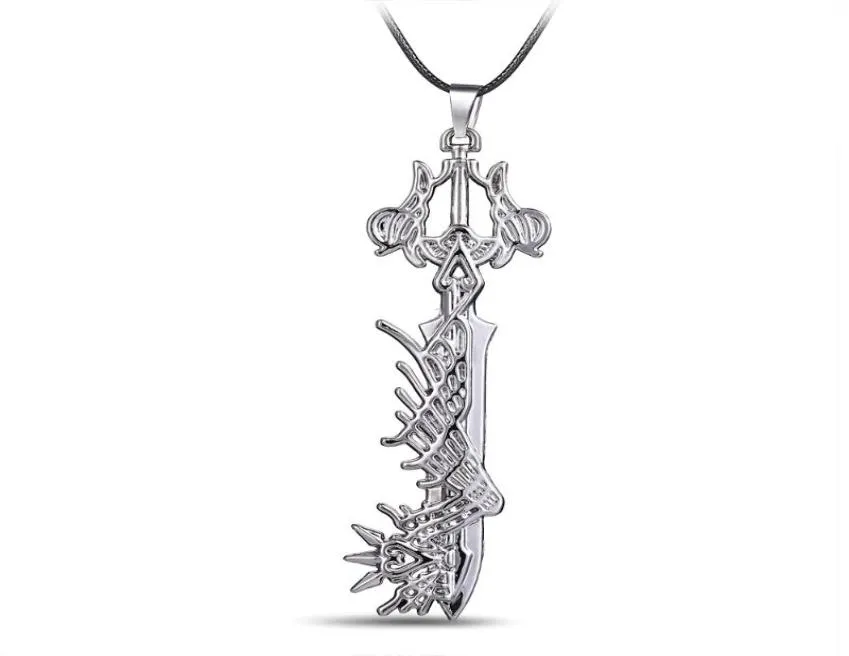 Подвесные ожерелья фанаты Волшебные палочки Ударные ювелирные изделия Женские ожерелья Kingdom Hearts Hearts Cheet Chaice Game Kh 3 Key Pendant