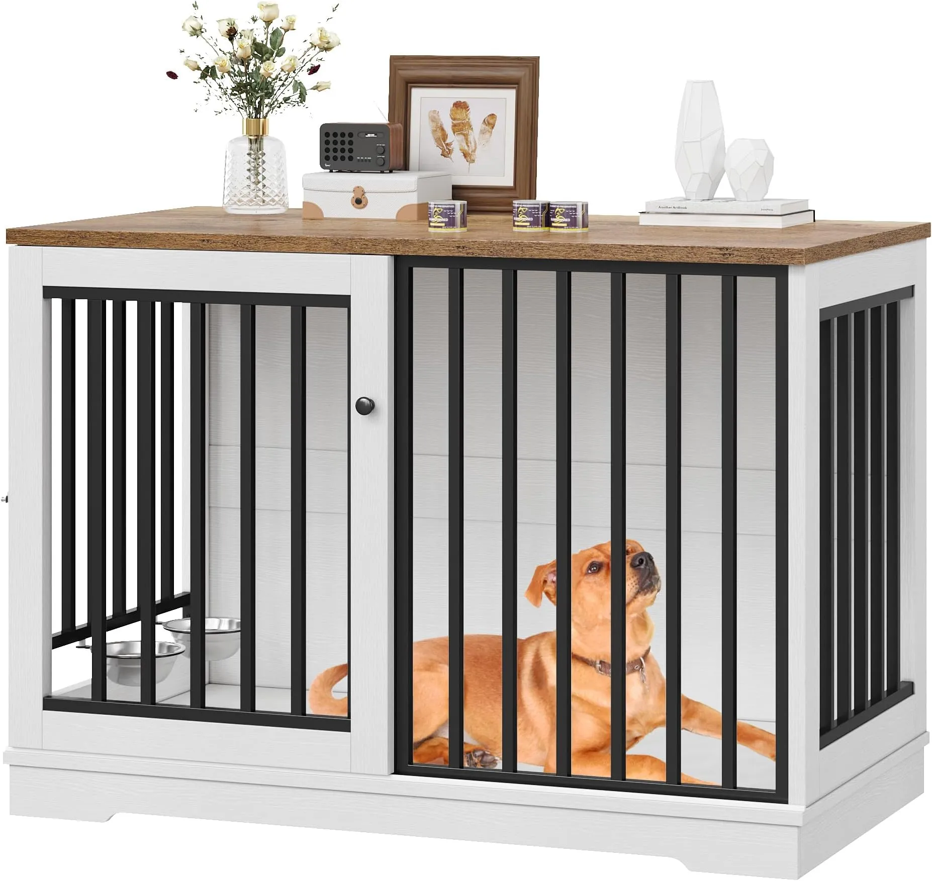 Large Indoor Dog Kennels: 47 Heavy Duty Dog Cage Furniture With