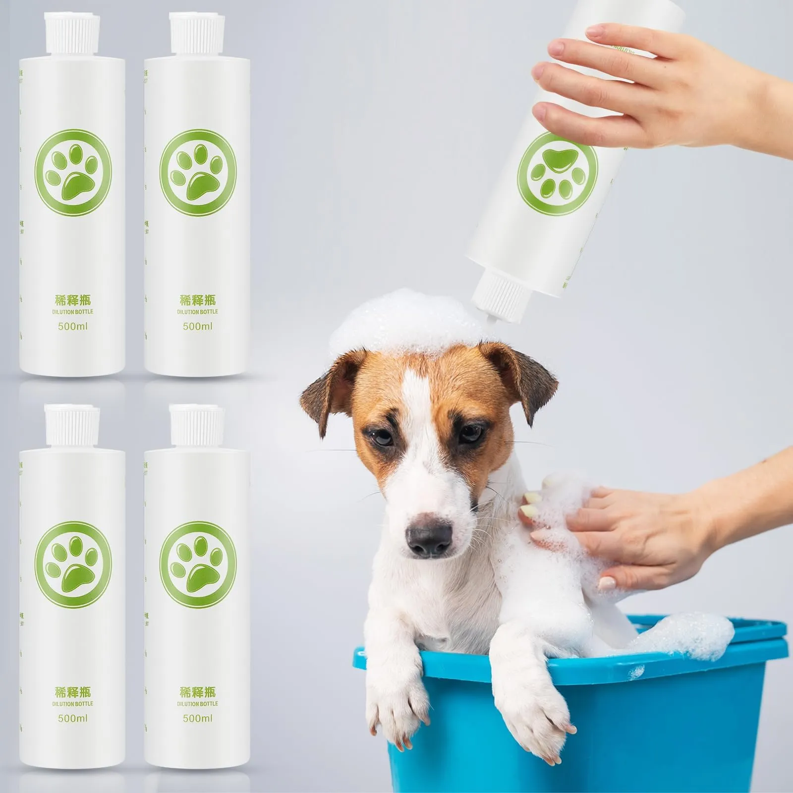 Top Performance Professional Dilution & Mixing Bottle – For Dog & Cat Groomer Shampoo Conditioner
