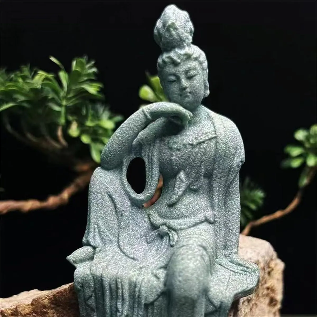 buddha fish tank accessories livelyfish Asian Stone Figurines for Aquarium Zen Garden Statue Decorations Mini Stone Buddha Zen Garden Sculptures Decor,Gift : Pet Supplies Fish Color Smoothedo-Pets Fish Tank Decorations 