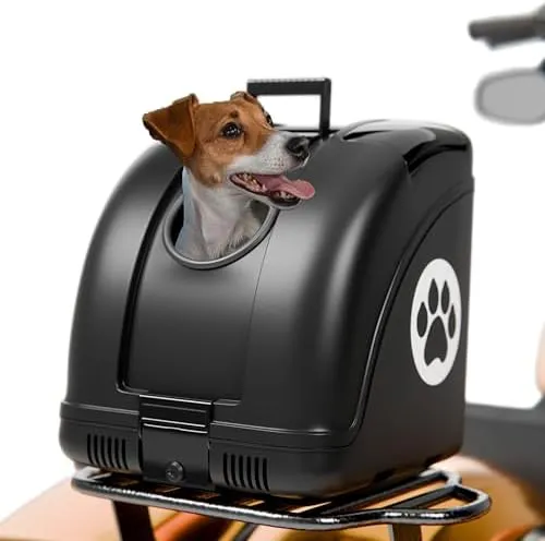 Big Dog Seat Diy Motorcycle Dog Carrier Basket Diy Bike Trailer