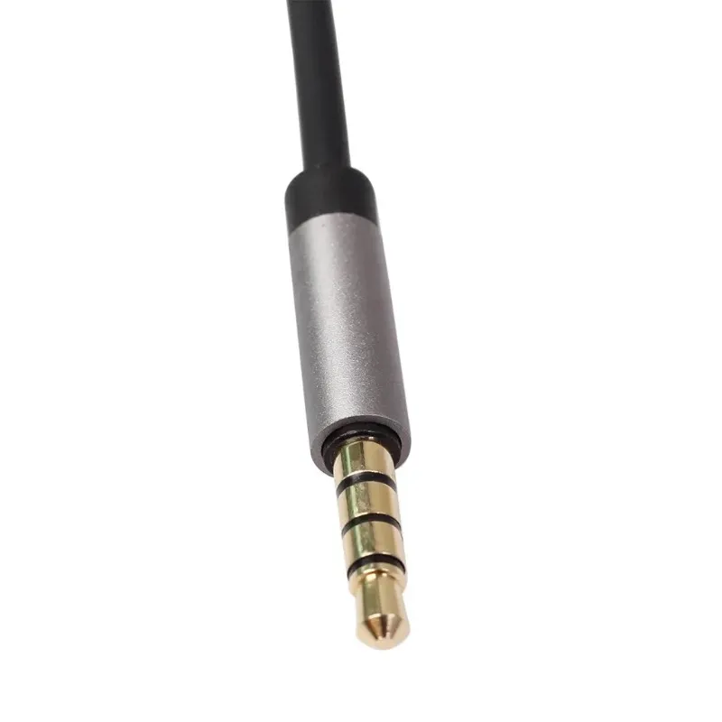 3,5 mm gniazdo słuchawkowe+mikrofon Audio Splitter Połysany złoto Aux Przedłużenie kabla kabla adaptera do komputerowego mikrofonu CTIA