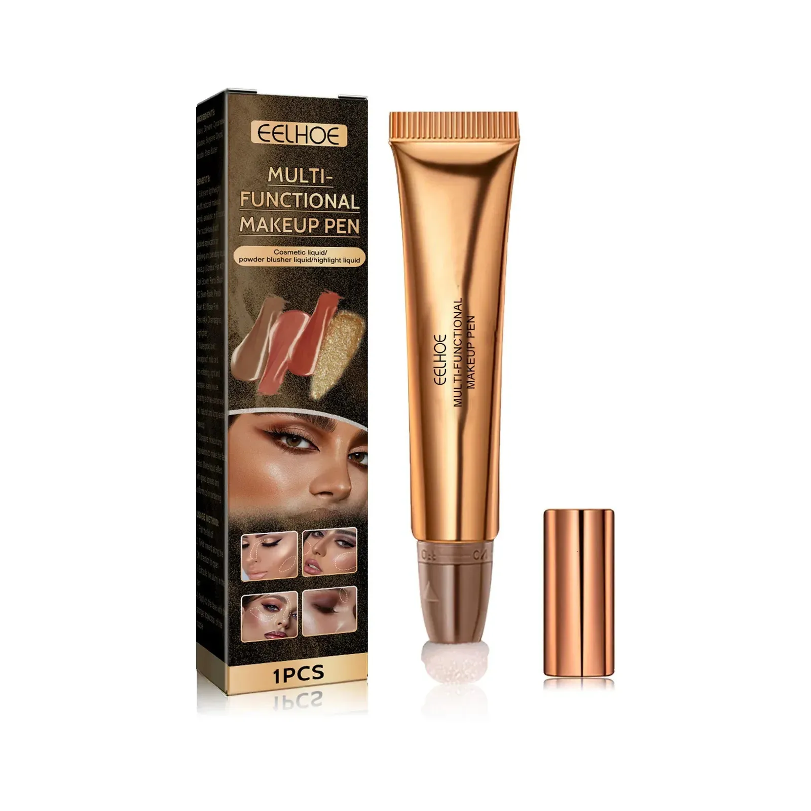 SDOTTER EELHOE SHIMMER Highlighter Stick Concealer 진주 전등 전위 펜 페이스 윤곽선 보조 화장품 240412