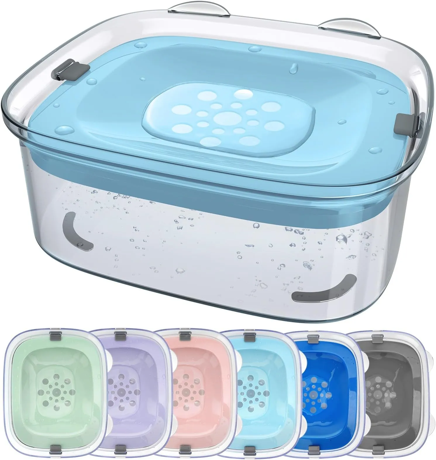 Save Big on Bulk No Spill Dog Water Bowl Dog Water Bowl No Spill Design: 3L  Large Capacity Spill Proof Water Bowl For Dogs, Slow Drinking, Anti