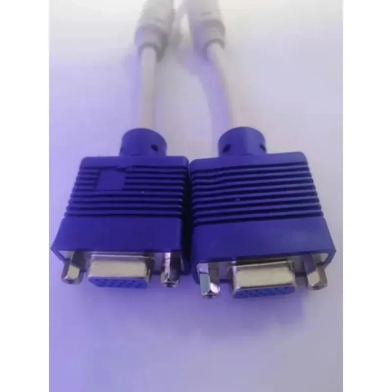 15 контакт 1 ПК до 2 монитора Dual Video Way VGA SVGA Extension Monitor VGA Splitter Cable HD HD 1080p для компьютерного ПК ноутбука