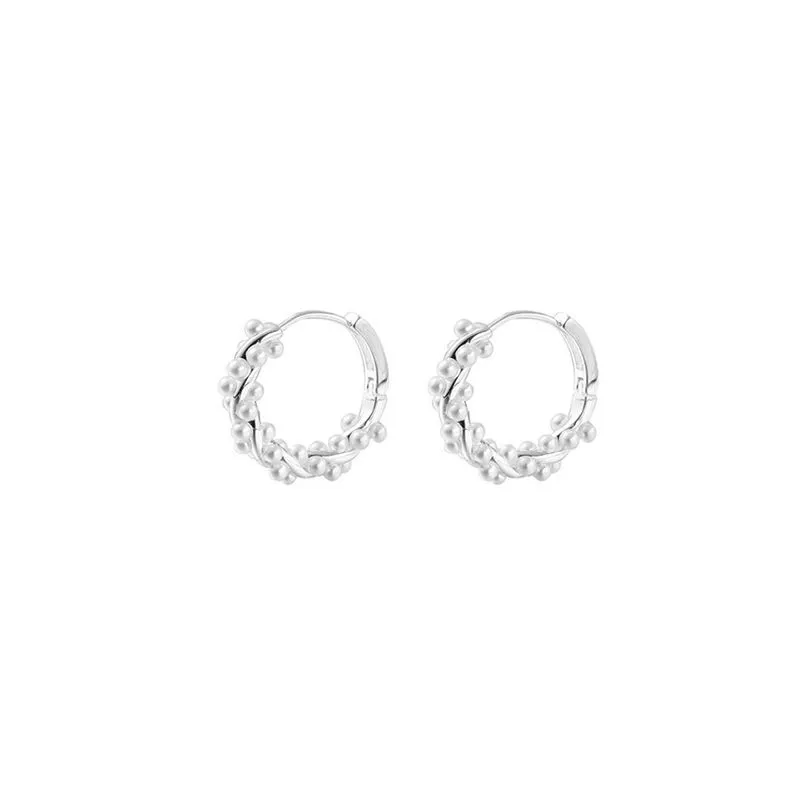 Boucles d'oreilles de créateur de cercle de tempérament simple mode Boucle d'oreilles polyvalente femme bijoux