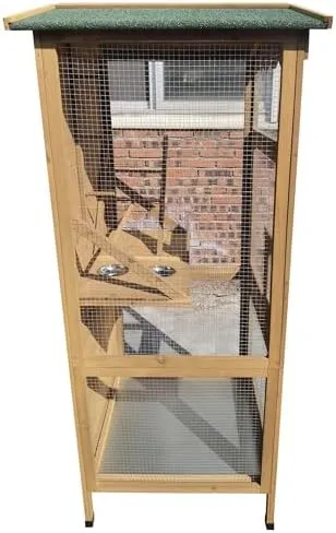 DHgate.com:Large Weatherproof Wooden Bird Aviary with