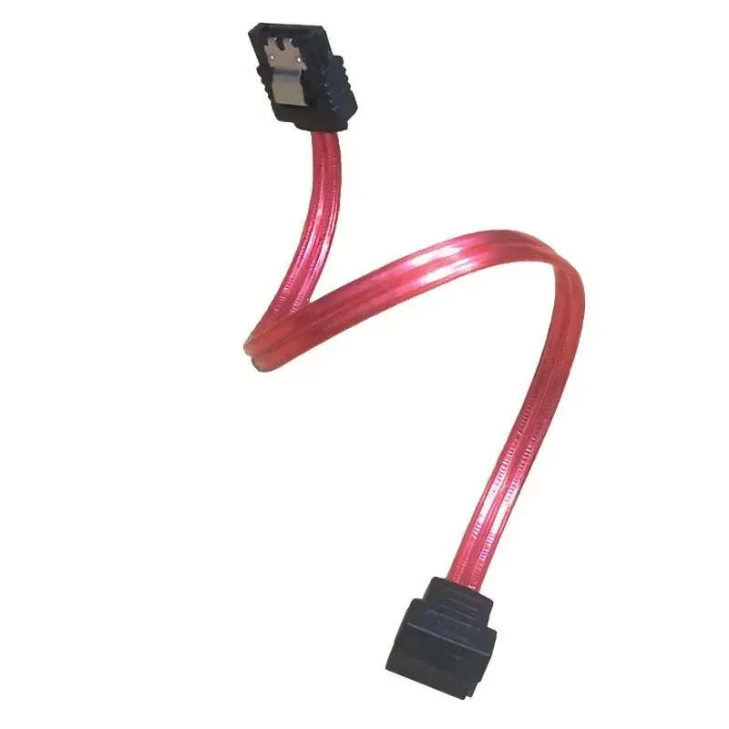 Anpwoo 8p SATA Kabel danych, przezroczysty czerwony, specjalny przewód wewnętrzny do sprzętu do monitorowania bezpieczeństwa