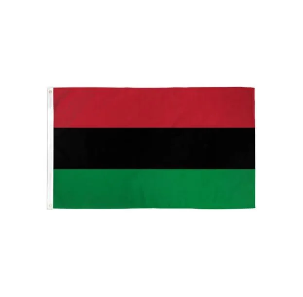 AFRO Pan African Flag 3x5 FT Double Stitching Banner 90x150cm Party Gift 68D Polyester Printed selling6126692