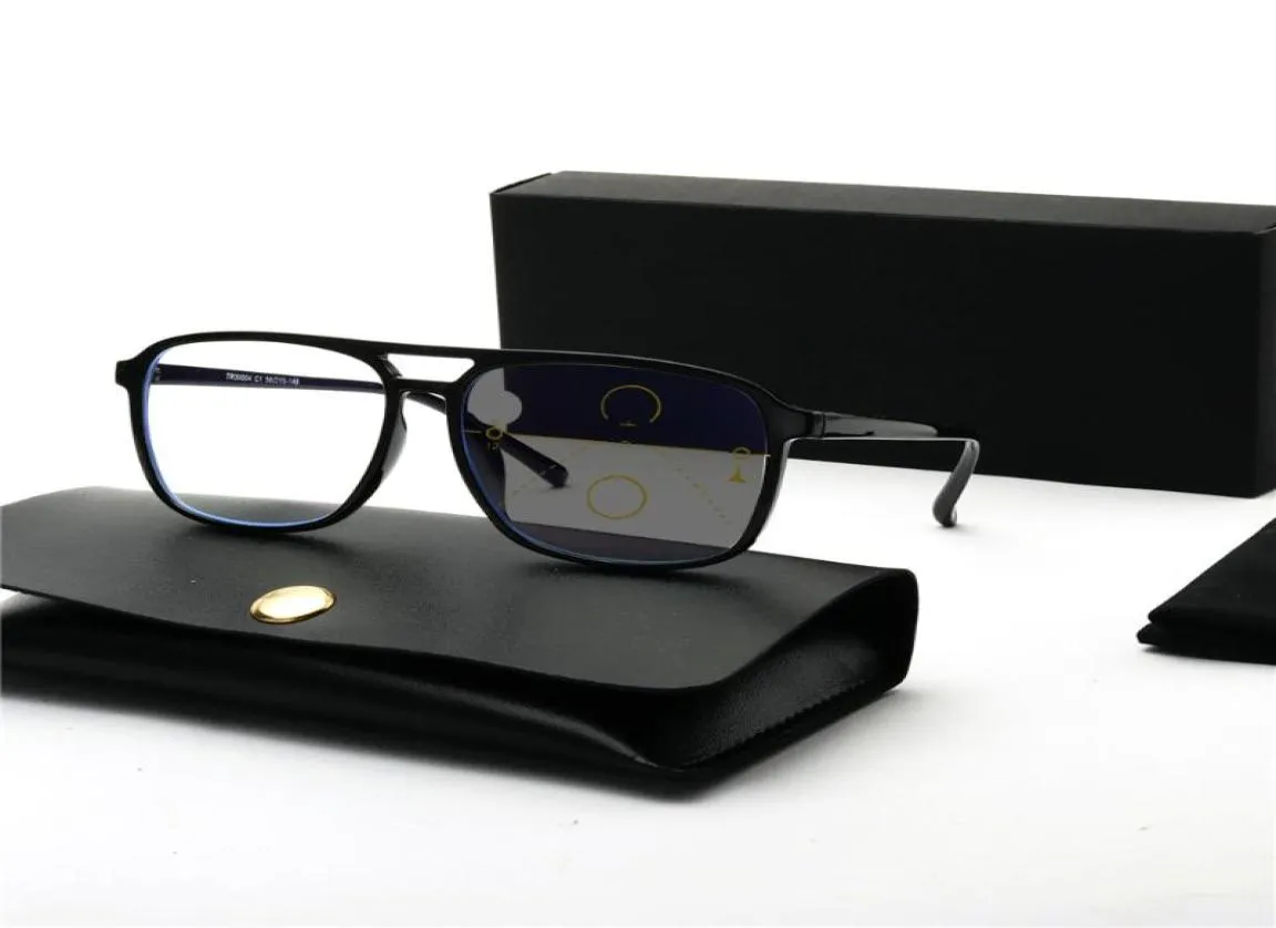 Sunglasses Oversized Progressive Multi Focus Reading Glasses Men Women Brand Designer Adjusting Vision Pochromism Presbyopic NXSun9083085