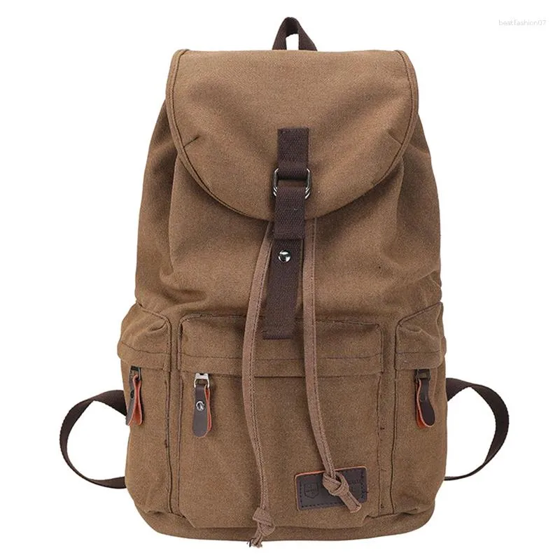 Backpack Retro Men Computer Student School Bag de viagem Rucksack College Daypack Vintage Mochilas para Mujer Casual Back Pack