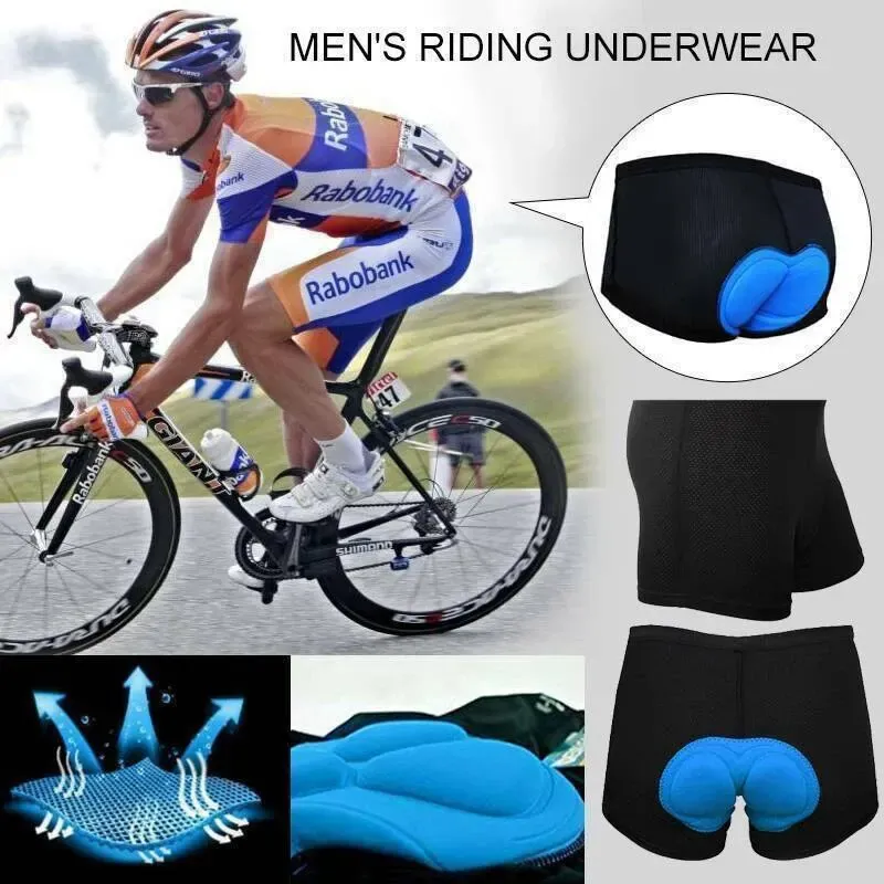 Roupas masculas 3D Roupra acolchoada Ciclismo de bicicleta Bicycle Road Mountain Bike Bicking Calça