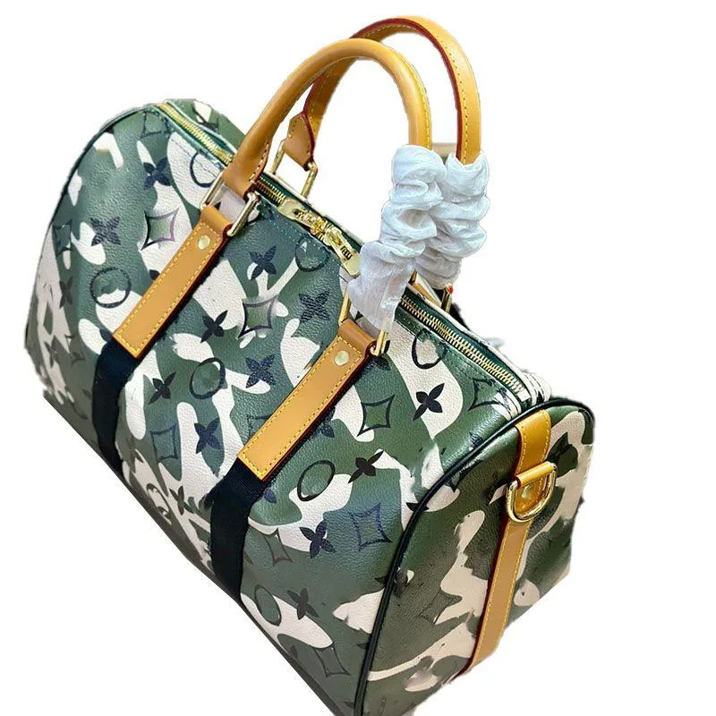 24SS Femmes Flower Totes Sacs Camouflage Handbag Handsbag Designers Designers Shouder Crossbody Messenger Messenger Dames Travel Handbag Totes Pouchés Purse Dekfl