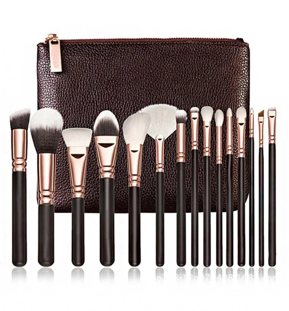 Zoeva Professional 15pcs Crackup Brush Setfoundation Brushseye Shadow Brushblush BrushProfessionalsprofessionals Beauty Makeup Tools3155799