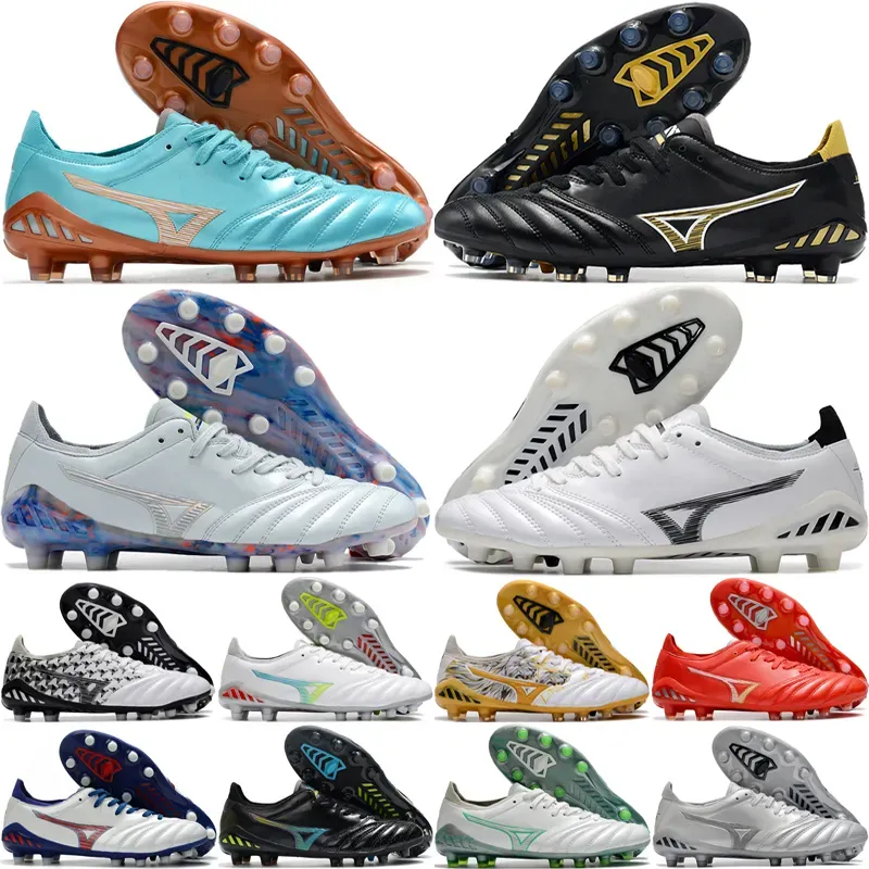 Zapatos de futbol para hombre Morelia Neo III Beta Hecho en Japon 3s SR4 Elite Dark Iridium Azure Blue Future Lion and Wolves DNA Outdoor Football Boots Tamano 39-45