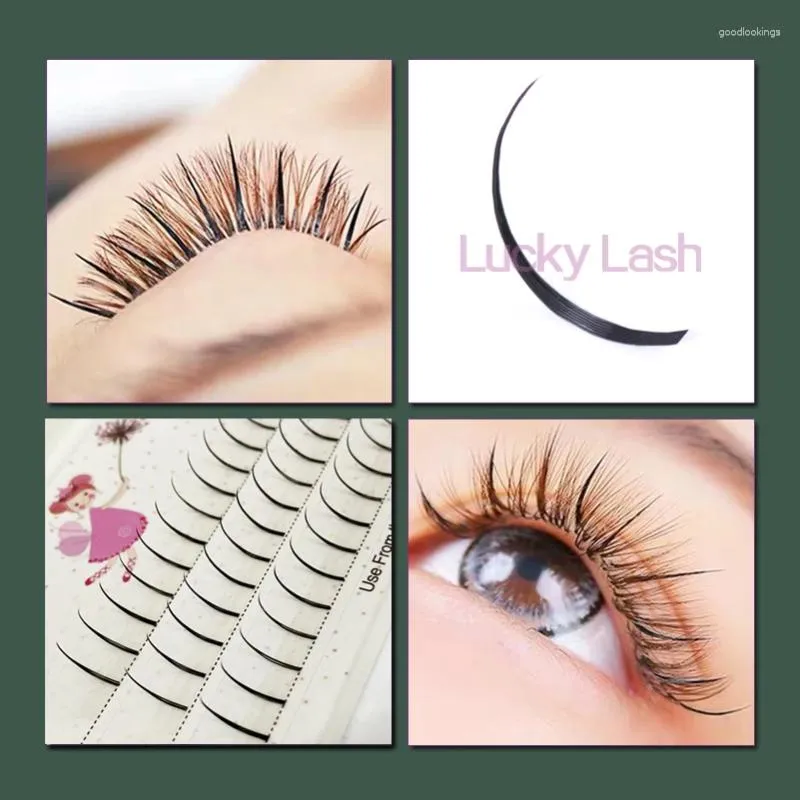 False Eyelashes 3D Manga Eyelash Extensions Premium Matte Black Faux Mink Lashes Cluster Maquiagem