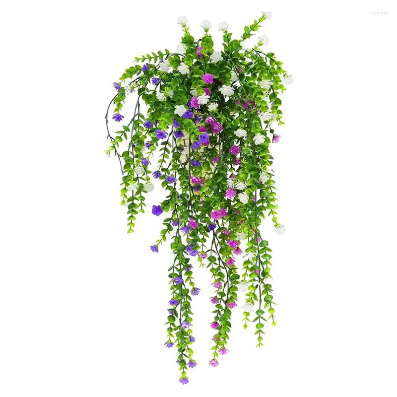 Fleurs décoratives plantes suspendues artificielles comme la vraie simulation de plante ivy fausse guirlande pour la maison de la ferme de la ferme décoration murale de chambre à coucher