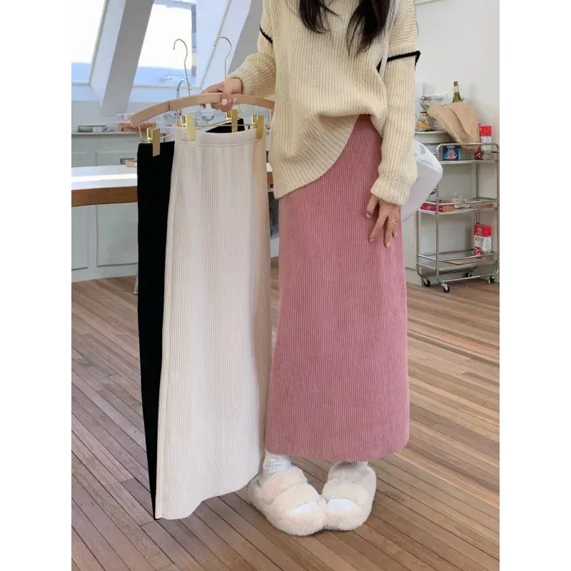 Womens Corduroy A Line Dress  High Waist Long Dress... From Sereinstore,  $15.6 | DHgate.Com